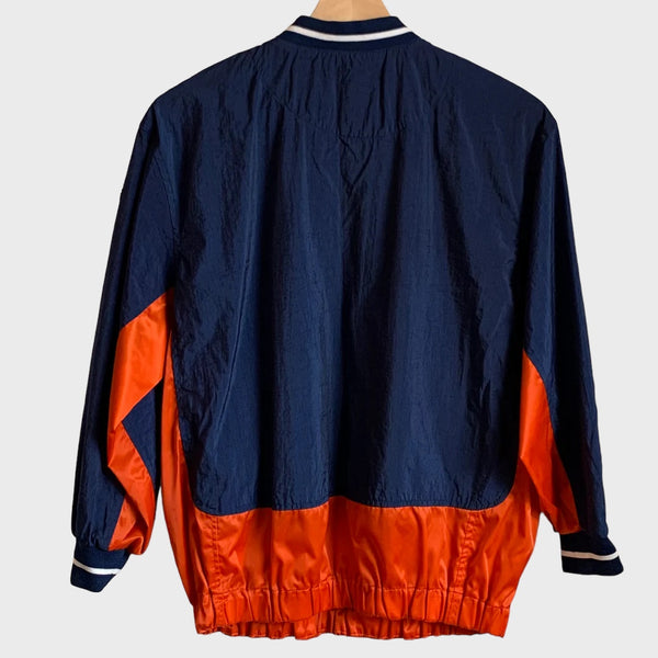 Vintage Blue & Orange Windbreaker Jacket Youth M