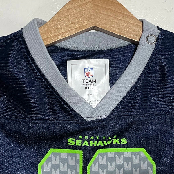 #12 Fan Seattle Seahawks Football Jersey Onesie Infant 18M