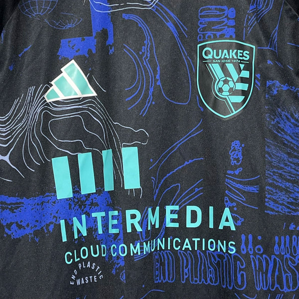 San Jose Earthquakes 2023 “One Planet” Pre Match Soccer Jersey M