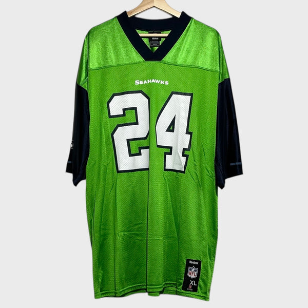 Marshawn Lynch Seattle Seahawks Color Rush Football Jersey XL