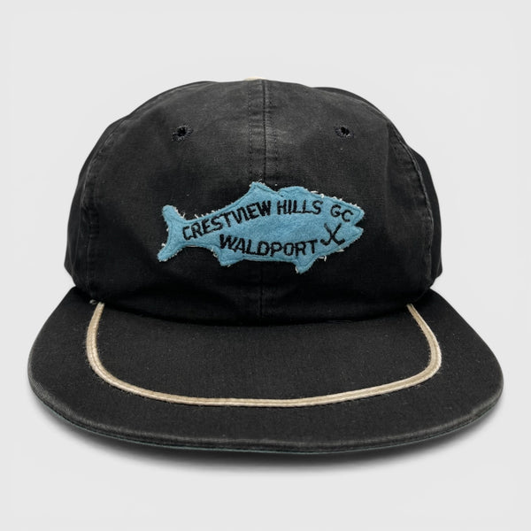 Vintage 1970s Crestview Hills Golf Club Strapback Hat Youth
