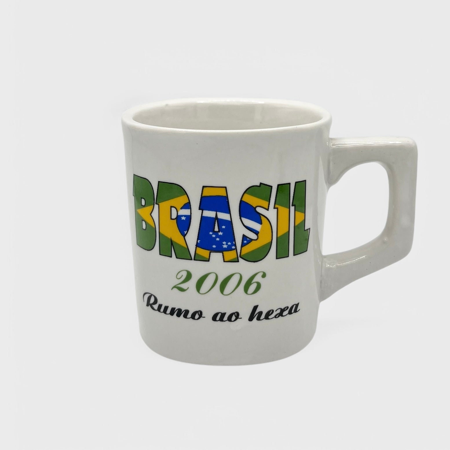Vintage Brazil “Rumo Ao Hexa” 2006 World Cup Mug