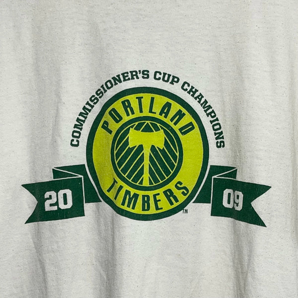 Vintage Portland Timbers 2009 Commissioner’s Cup Champions Tee Shirt L