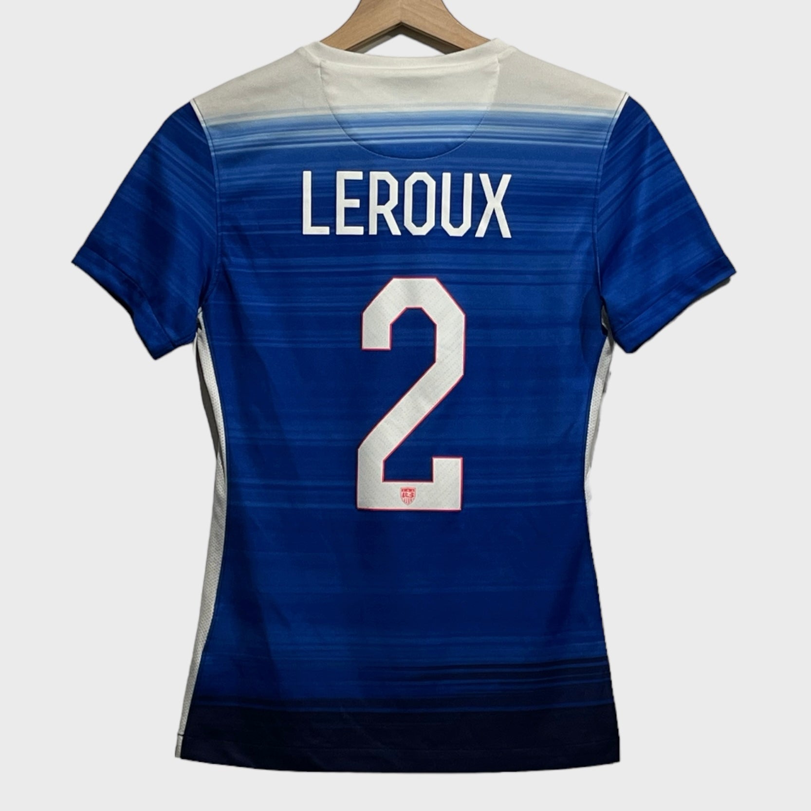 2015 Sidney Leroux USWNT US Soccer Away Jersey Women s XS Laundry