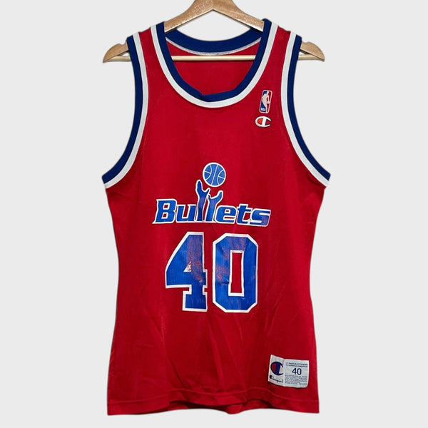 Vintage 1990s Calbert Cheaney Washington Bullets Basketball Jersey M