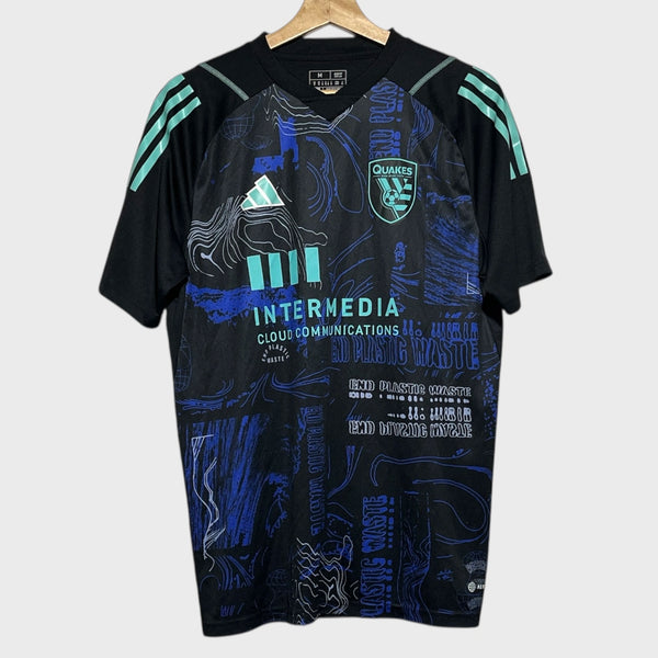 San Jose Earthquakes 2023 “One Planet” Pre Match Soccer Jersey M