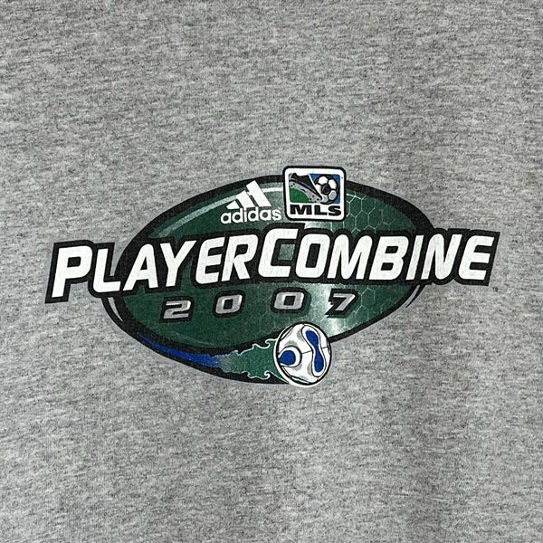 Vintage 2007 MLS Player Combine Long Sleeve Tee Shirt XL