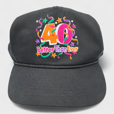 Vintage 40 Better Than Ever Snapback Hat