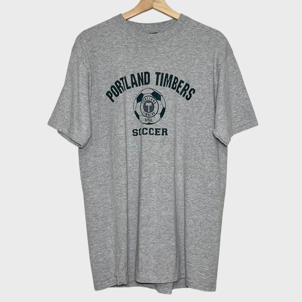 Vintage Portland Timbers USL Soccer Tee Shirt L