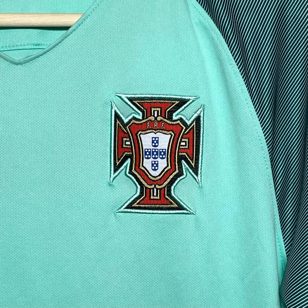 Cristiano Ronaldo Portugal 2016 Euro Away Soccer Jersey M