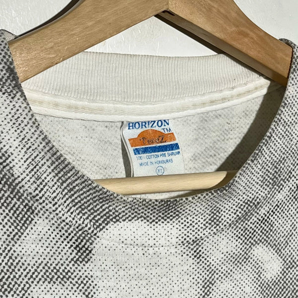 Vintage 1990s Earl Monroe New York Knicks Basketball All-Over-Print Tee Shirt XL