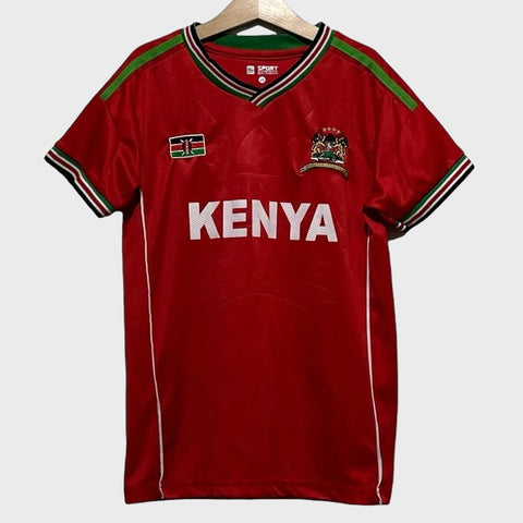 Kenya Home Soccer Jersey Youth S