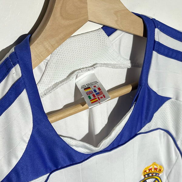 Real Madrid 2007/08 Home Soccer Jersey L