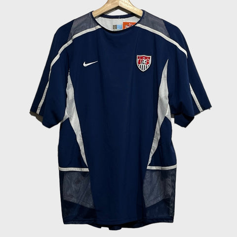 2002/04 USMNT USA Soccer Away Jersey Pro Cut M