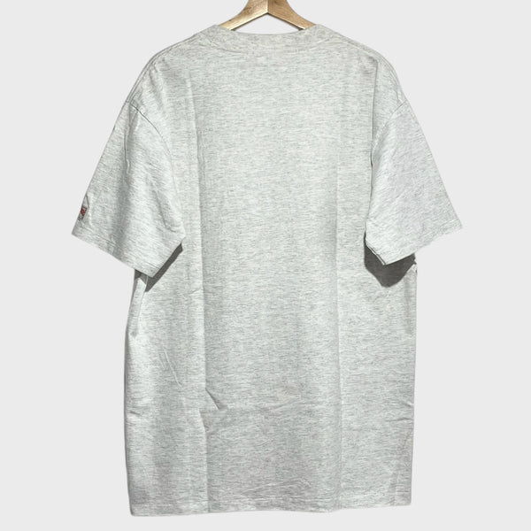 Vintage 1990s Nutmeg Industries Logo Tee Shirt XL