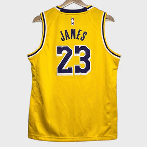 LeBron James Los Angeles Lakers Basketball Jersey Youth L
