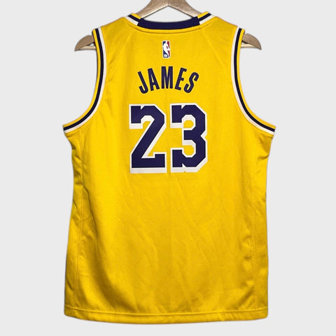 LeBron James Los Angeles Lakers Basketball Jersey Youth L