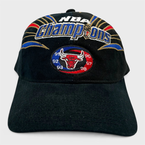 Vintage Chicago Bulls 1998 NBA Champions Strapback Hat