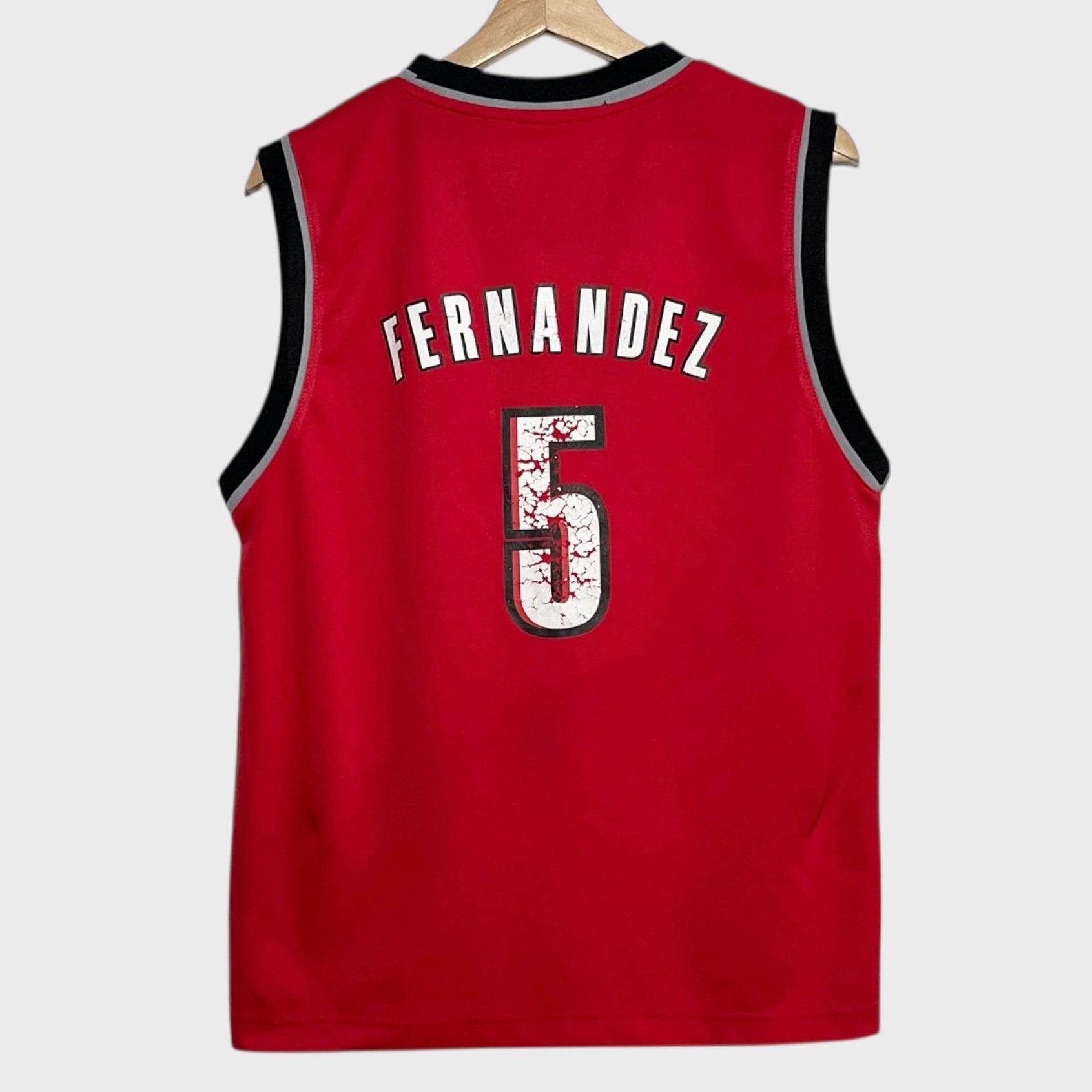 Rudy Fernandez Portland Trail Blazers Basketball Jersey Youth L