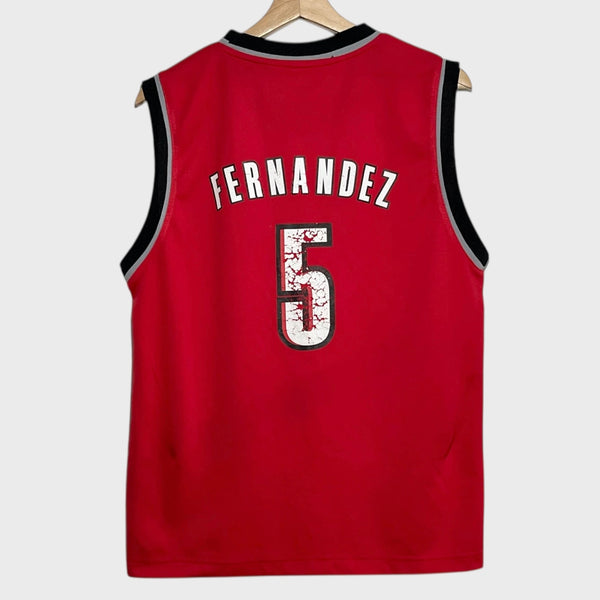 Rudy Fernandez Portland Trail Blazers Basketball Jersey Youth L