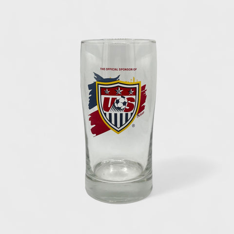 Vintage US Soccer Pint Glass