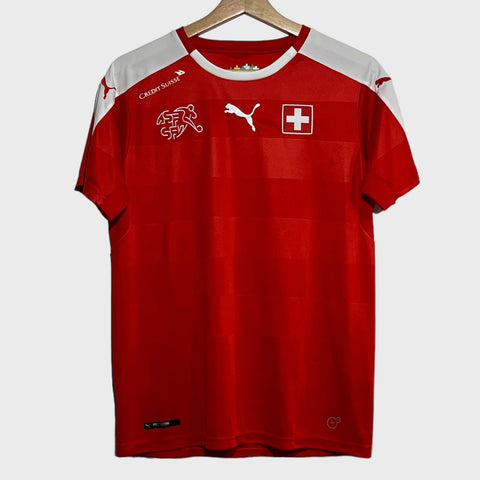 Switzerland Home Soccer Jersey Youth XL