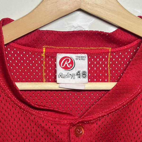Vintage Salem Keizer Volcanoes Game Worn Autographed Baseball Jersey XL
