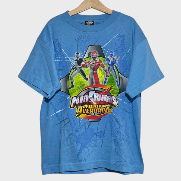 Vintage 2000s Power Rangers Operation Overdrive Tee Shirt Youth M