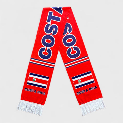 Vintage Costa Rica Soccer Scarf