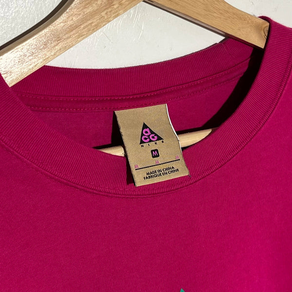 Nike ACG Long Sleeve Pink Tee Shirt M