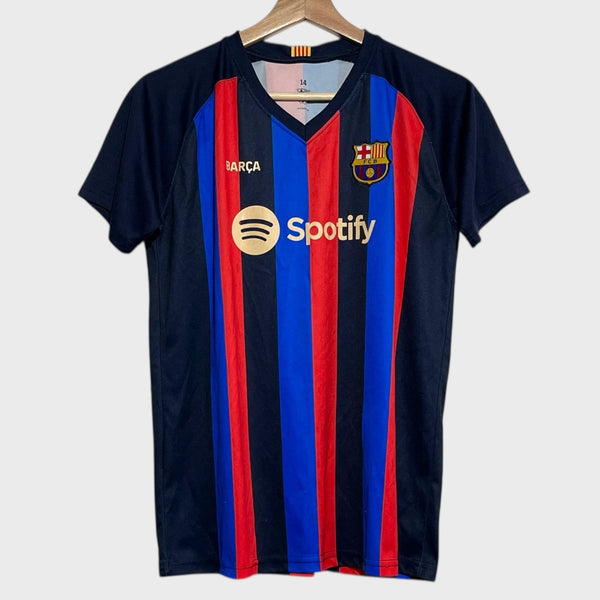 Lionel Messi FC Barcelona Home Soccer Jersey Youth L
