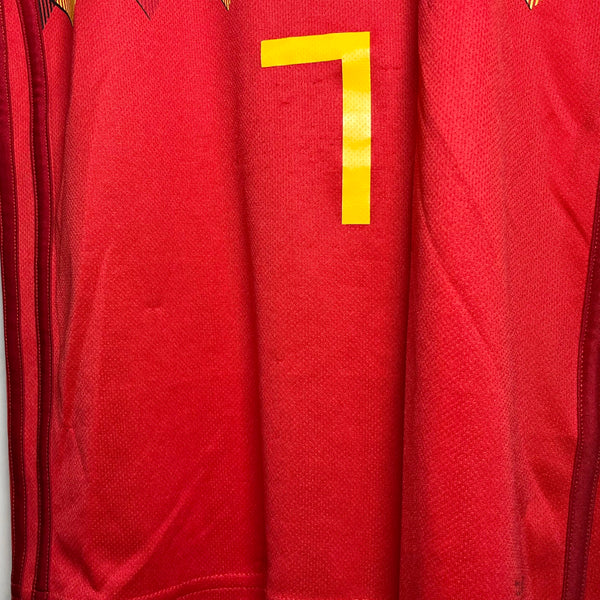 Kevin De Bruyne Belgium 2018 World Cup Home Soccer Jersey Youth S