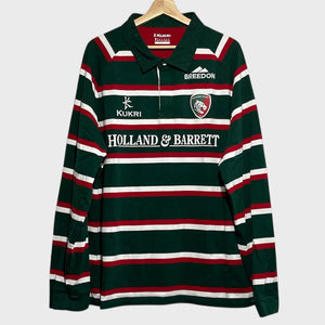 Leicester Tigers 2013/14 Long Sleeve Rugby Shirt Jersey 4XL (Fits Smaller)