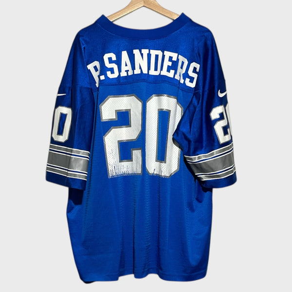 Vintage 1990s Barry Sanders Detroit Lions Football Jersey XL