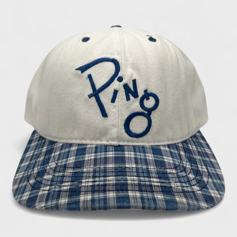 Vintage Ping Golf Plaid Strapback Hat