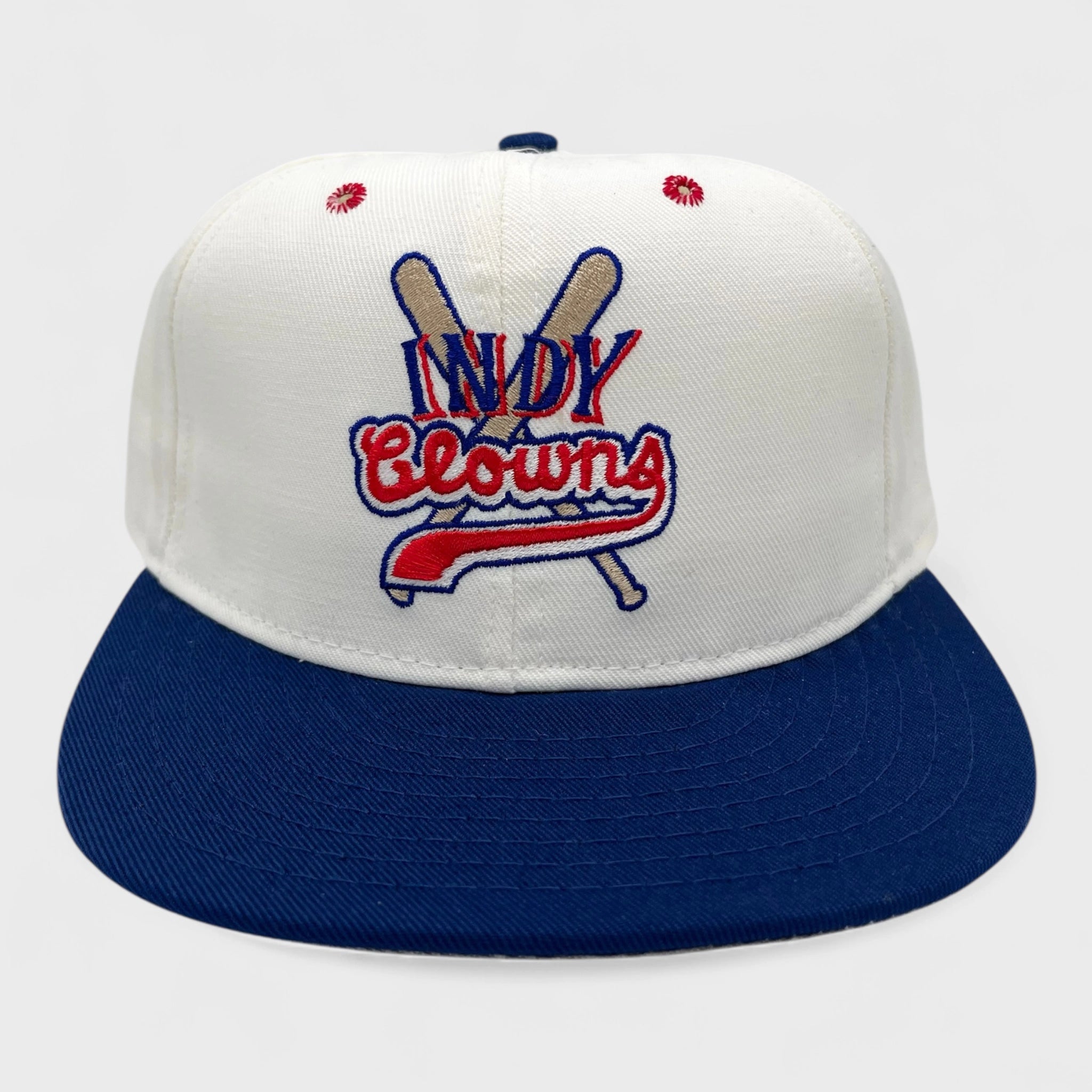 Vintage 1990s Indianapolis Clowns Negro Leagues Fitted Hat 7 1/4