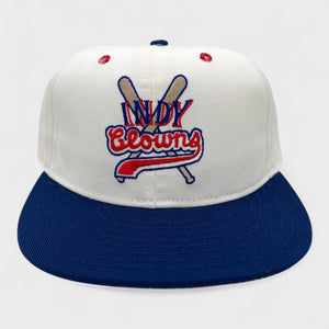 Vintage 1990s Indianapolis Clowns Negro Leagues Fitted Hat 7 1/4