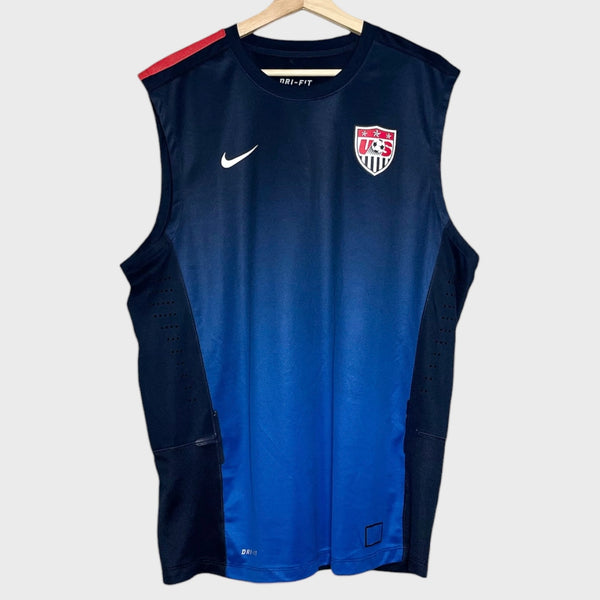USMNT US Soccer 2013 Sleeveless Pro Cut Training Jersey XL