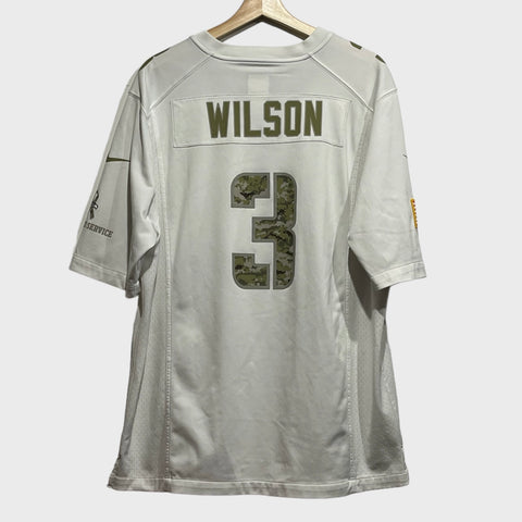 Russell Wilson Seattle Seahawks Salute To Service Jersey L
