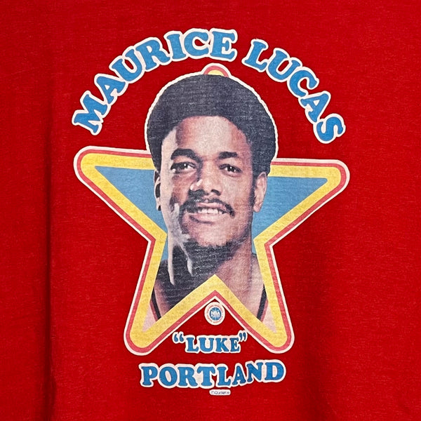 Vintage 1978 Maurice Lucas Portland Trail Blazers Tee Shirt L