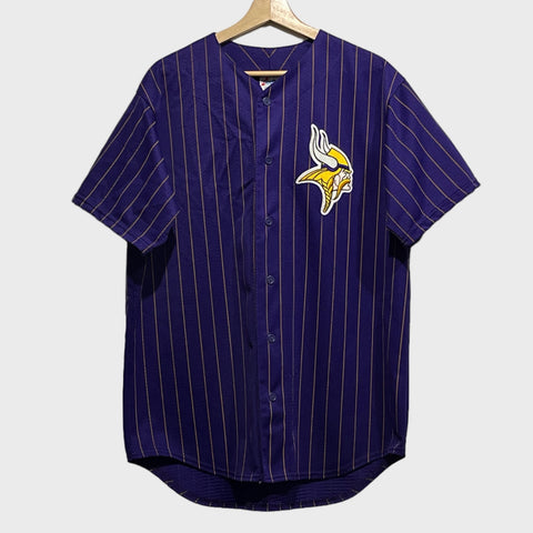 Vintage Minnesota Vikings Baseball Jersey L