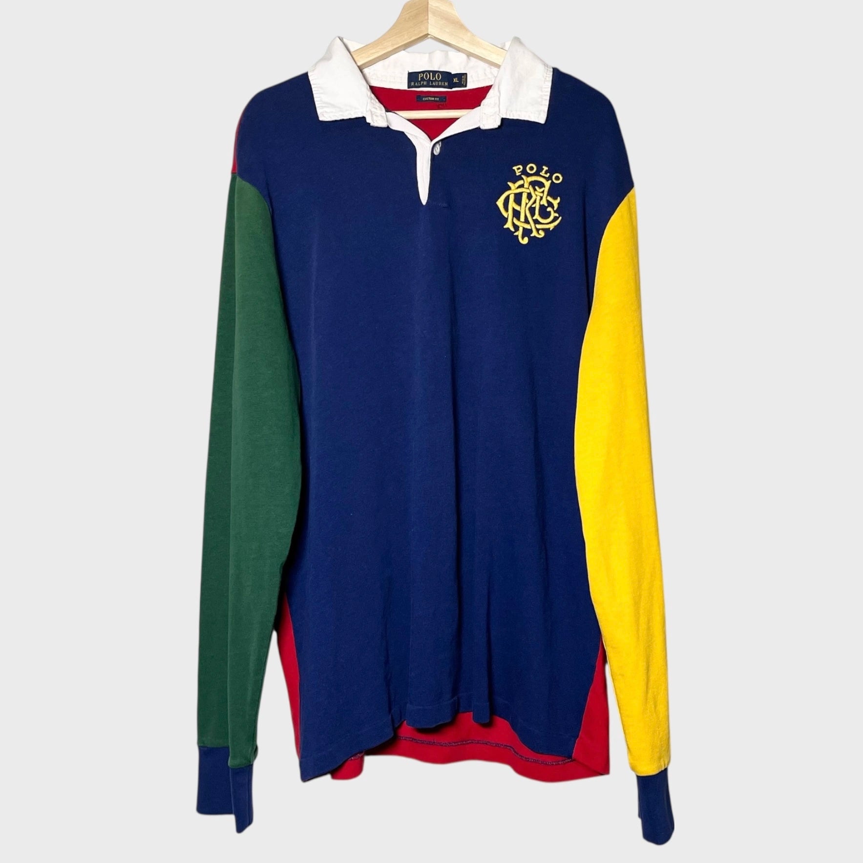 Polo Ralph Lauren Long Sleeve Color Block Rugby Shirt XL – Laundry