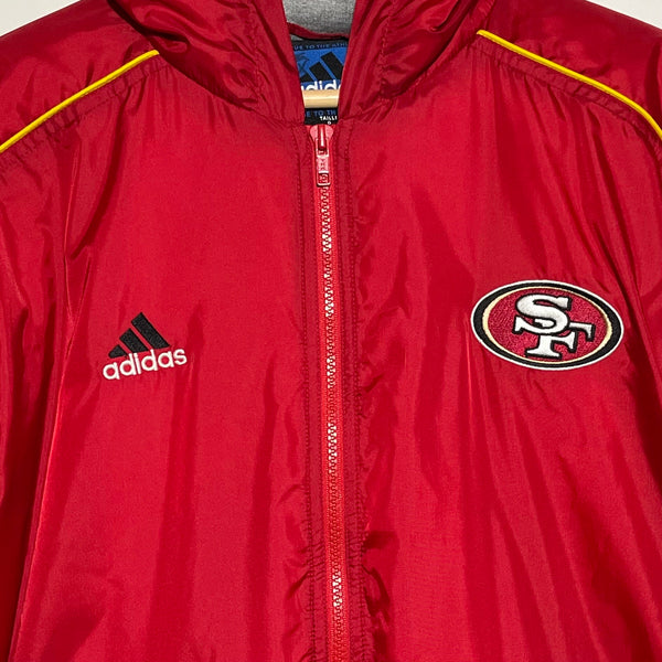 Vintage 1990s San Francisco 49ers Football Sample Parka Jacket Youth L
