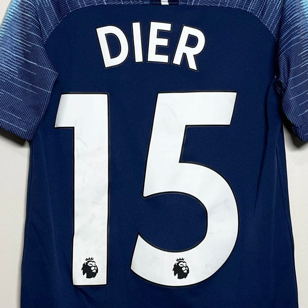 Eric Dier Tottenham 2018/19 Away Soccer Jersey Youth S