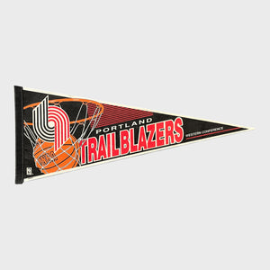 Vintage Portland Trail Blazers Pennant
