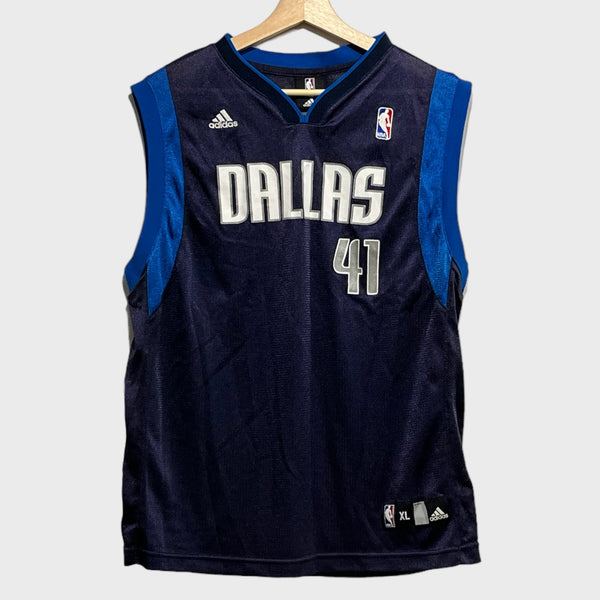 Dirk Nowitzki Dallas Mavericks Jersey Youth XL