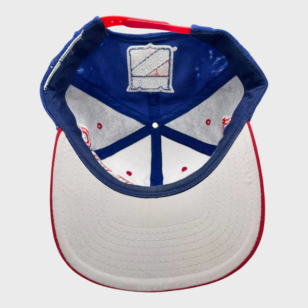 Vintage 1990s New York Rangers Hockey Snapback Hat
