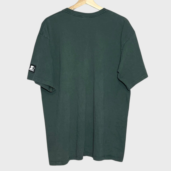 Vintage 1990s Green Bay Packers Football Big Print Tee Shirt L