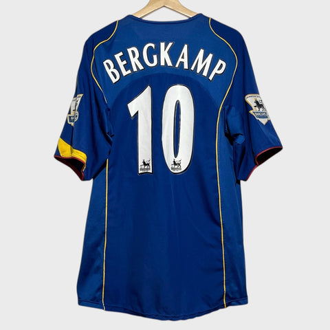 Dennis Bergkamp Arsenal Gunners 2004/05 Away Soccer Jersey XL