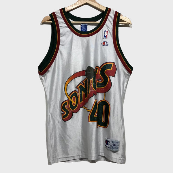 Vintage Shawn Kemp Seattle SuperSonics Jersey M